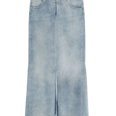 Maison Margiela Maxi denim cotton skirt