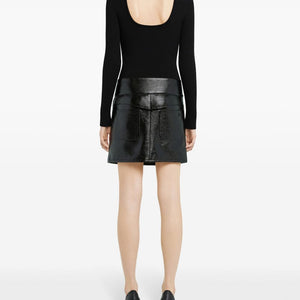 Courreges Pre Courrèges belted mini skirt