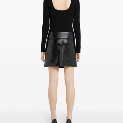 Courreges Pre Courrèges belted mini skirt