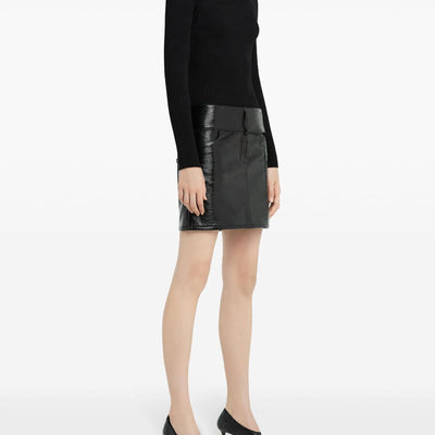 Courreges Pre Courrèges belted mini skirt