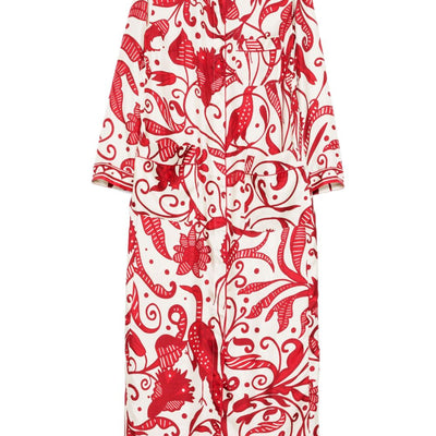 F.R.S . F.R.S. Silk crepe long kaftan dress
