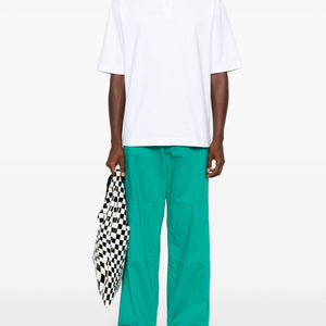 Marni logo-patch polo shirt