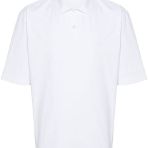 Marni logo-patch polo shirt