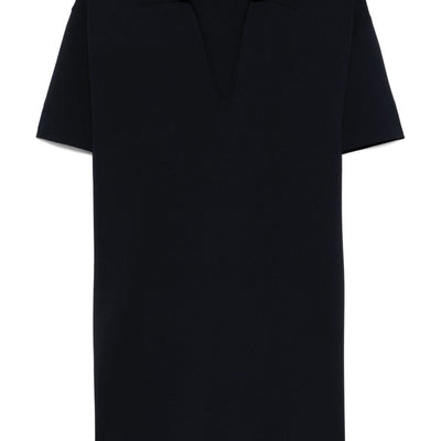 Parosh P.A.R.O.S.H. mini dress with collar detail and V-neckline