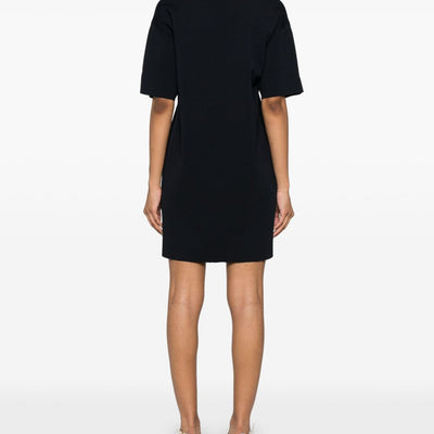 Parosh P.A.R.O.S.H. mini dress with collar detail and V-neckline