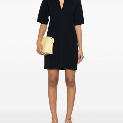 Parosh P.A.R.O.S.H. mini dress with collar detail and V-neckline