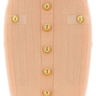 Balmain knitted mini skirt