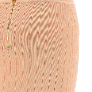 Balmain knitted mini skirt