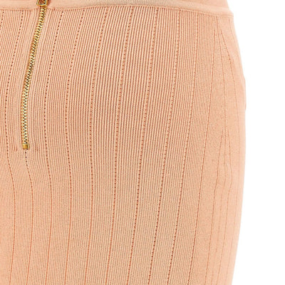 Balmain knitted mini skirt
