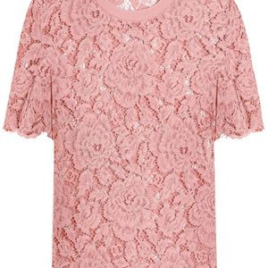 Dolce & Gabbana corded lace short sleeved T-shirt