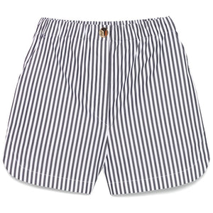Sportmax Striped cotton shorts