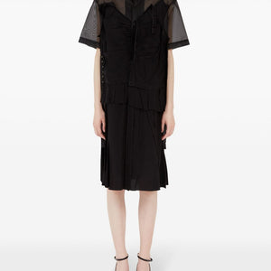 Maison Margiela Midi dress with layered design