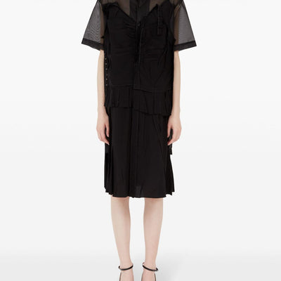 Maison Margiela Midi dress with layered design