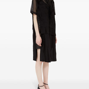 Maison Margiela Midi dress with layered design