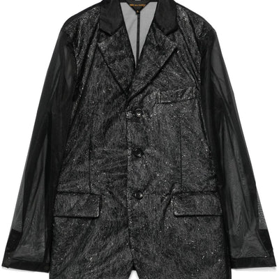 Comme Des Garcons Chiffon blazer