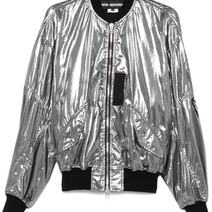 Junya Watanabe Metallic effect bomber jacket