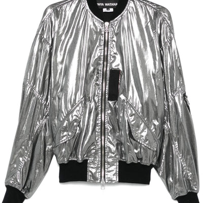 Junya Watanabe Metallic effect bomber jacket