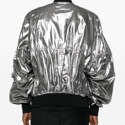 Junya Watanabe Metallic effect bomber jacket