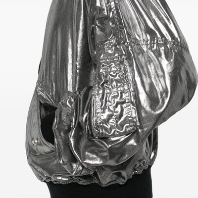 Junya Watanabe Metallic effect bomber jacket