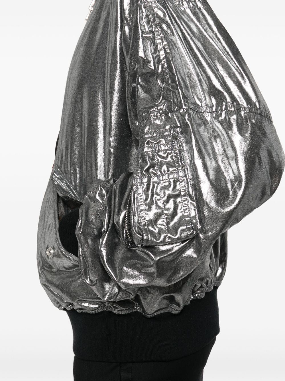 Junya Watanabe Metallic effect bomber jacket
