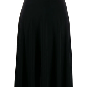 Norma Kamali Flared jersey skirt