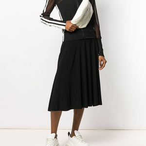 Norma Kamali Flared jersey skirt