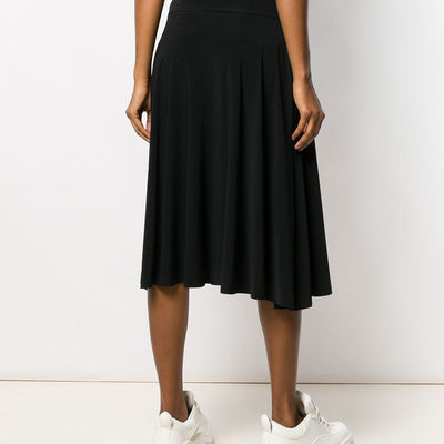 Norma Kamali Flared jersey skirt