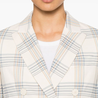 Circolo 1901 American rear vent Cotton double-breasted jacket