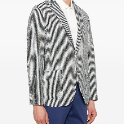 Circolo 1901 Striped cotton jacket
