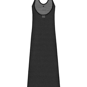 Courreges Cotton long tank dress