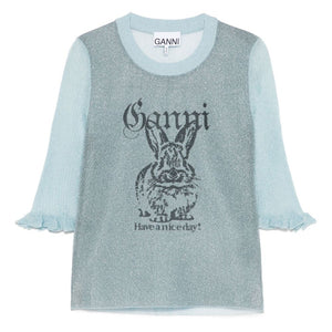 Ganni Bunny-detail top