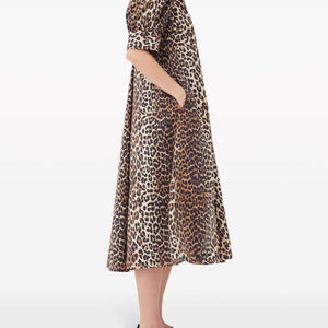 Ganni Conscious Criteria page Organic cotton maxi dress