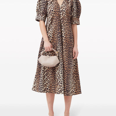 Ganni Conscious Criteria page Organic cotton maxi dress