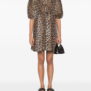 Ganni Conscious Criteria page Organic cotton mini dress