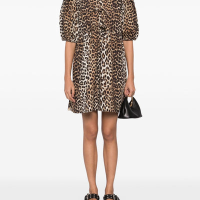 Ganni Conscious Criteria page Organic cotton mini dress