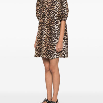 Ganni Conscious Criteria page Organic cotton mini dress