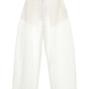 Studio Nicholson Round leg cotton trousers