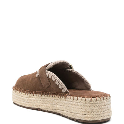 Mou Jute Clog sabot shoes