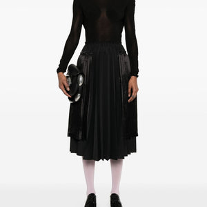 Comme Des Garcons Pleated midi skirt