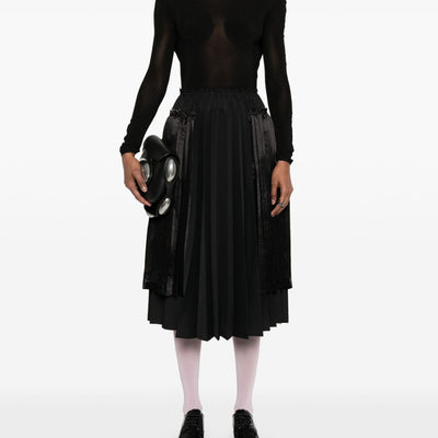 Comme Des Garcons Pleated midi skirt