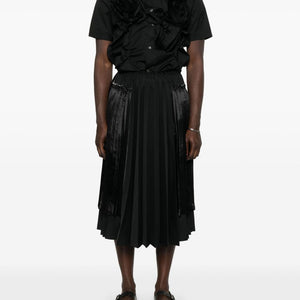 Comme Des Garcons Pleated midi skirt