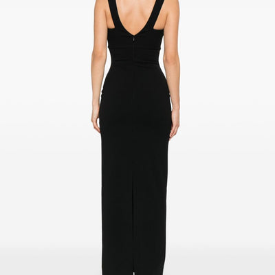 Solace London V-neck sleeveless Nalani maxi dress