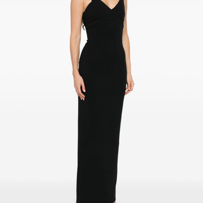 Solace London V-neck sleeveless Nalani maxi dress