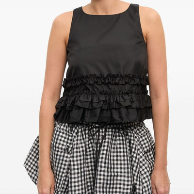 Ganni Nylon tank top