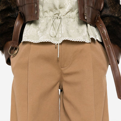 Chloé Chloe Cotton wide-leg trousers