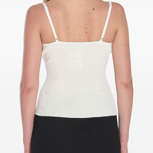 Self-Portrait V-neck tank top
