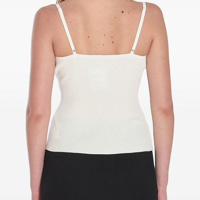 Self-Portrait V-neck tank top