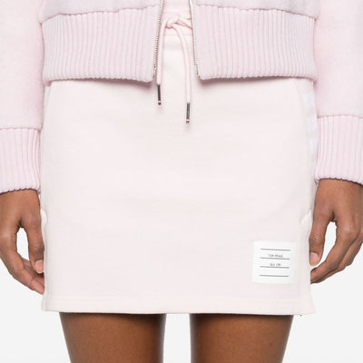 Thom Browne 4-Bar tab 4Bar cotton mini skirt