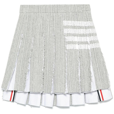 Thom Browne 4-Bar stripe 4bar cotton blend skirt