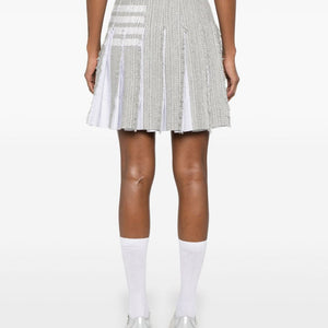 Thom Browne 4-Bar stripe 4bar cotton blend skirt